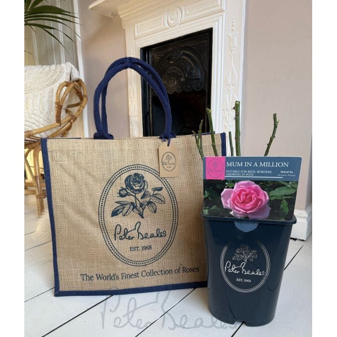 Mum in a Million Rose & Luxury Jute Bag – The Perfect Mother’s Day Gift